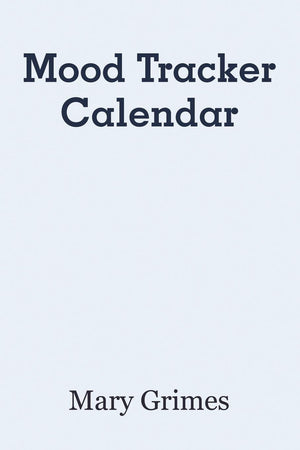 Mood Tracker Calendar,Used