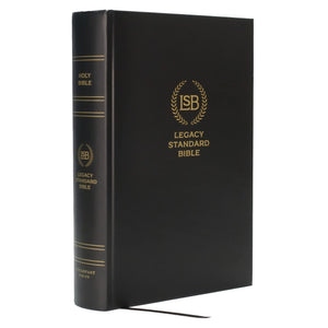 Legacy Standard Bible, Large Print Wide Margin Black Hardcover (LSB),Used