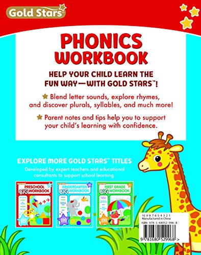 Phonics Workbook for Ages 47 with 75+ Activities, Letter Sounds, Letter Blends, Rhyming Words, Vowels and Consonants, Prefixes ,Used