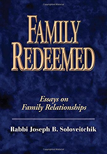 Family Redeemed: Essays on Family Relationships (Meotzar HoRav, 1),New