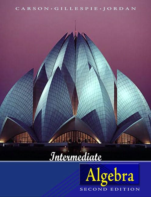 Intermediate Algebra (2nd Edition),Used