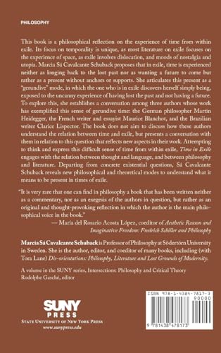 Time in Exile: In Conversation With Heidegger, Blanchot, and Lispector (Suny Series, Intersections: Philosophy and Critical Theo,Used