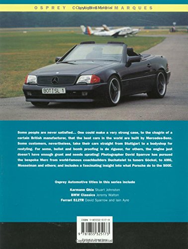 Custom Mercedesbenz (Osprey Classic Marques)
