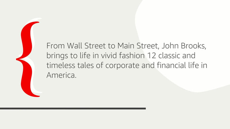 Business Adventures: Twelve Classic Tales from the World of Wall Street,New