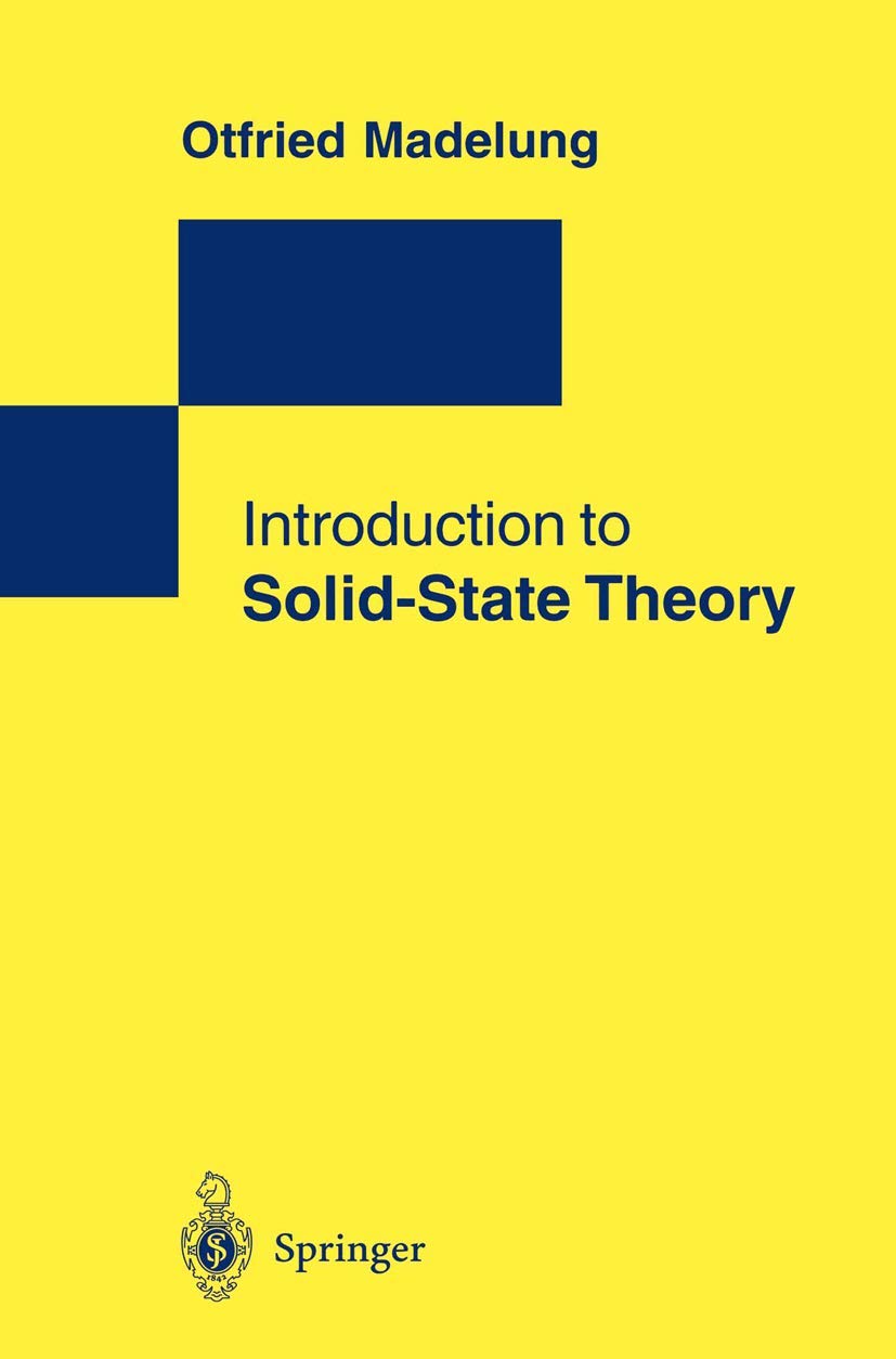 Introduction to SolidState Theory (Springer Series in SolidState Sciences, 2),Used
