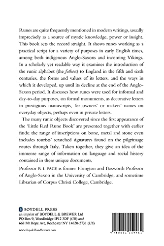 An Introduction To English Runes,New