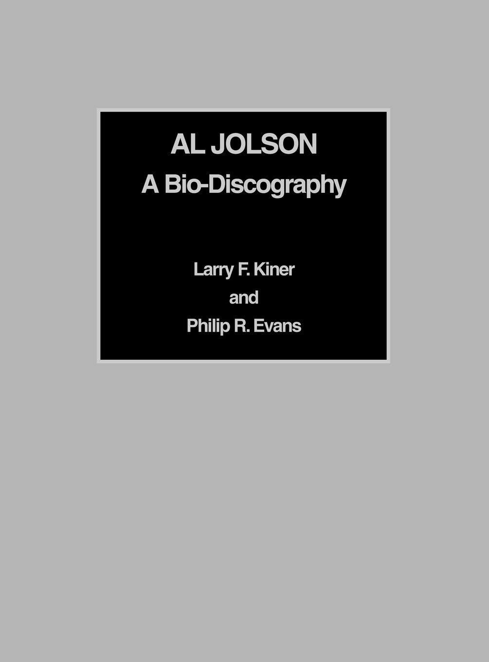 Al Jolson: A Biodiscography,Used