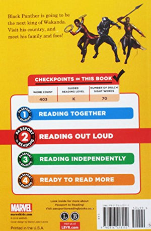 MARVEL's Black Panther: Meet Black Panther: Level 2 (Passport to Reading),Used
