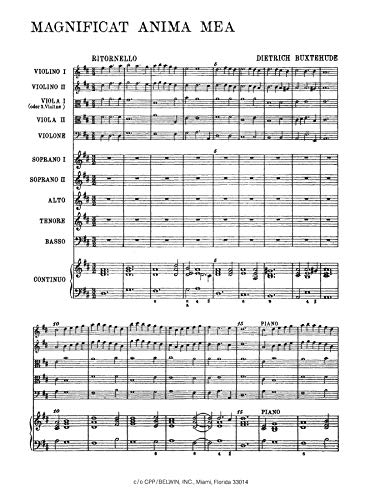 Magnificat Anima Mea: SAATB (Latin Language Edition), Full Score (Kalmus Edition) (Latin Edition),Used