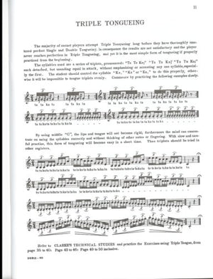 Characteristic Studies for the Cornet (TROMPETTE),Used