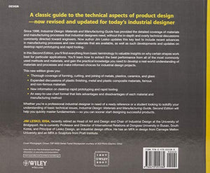 Industrial Design: Materials and Manufacturing Guide,New