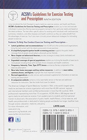 ACSM s Guidelines for Exercise Testing and Prescription