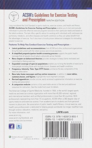 ACSM s Guidelines for Exercise Testing and Prescription
