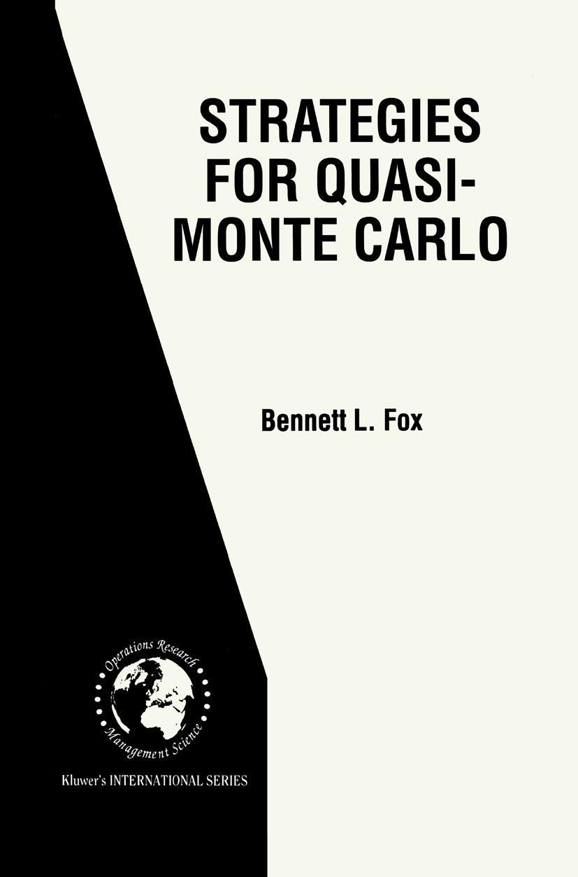 Strategies for QuasiMonte Carlo (International Series in Operations Research & Management Science, 22),Used