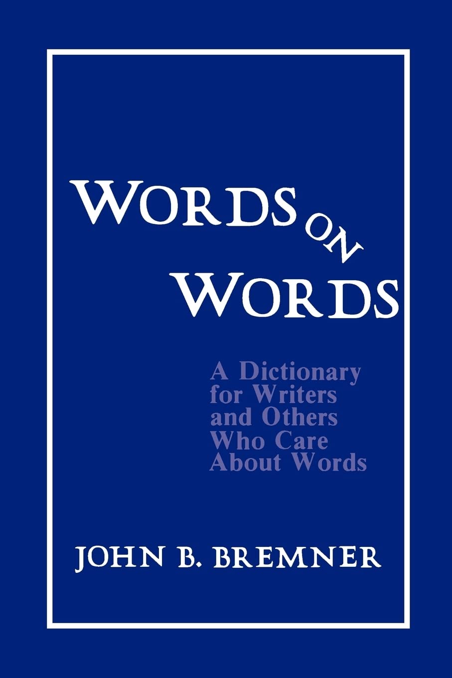 Words on Words,Used