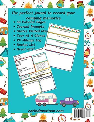 Let The Adventure Begin Camping Journal,Used