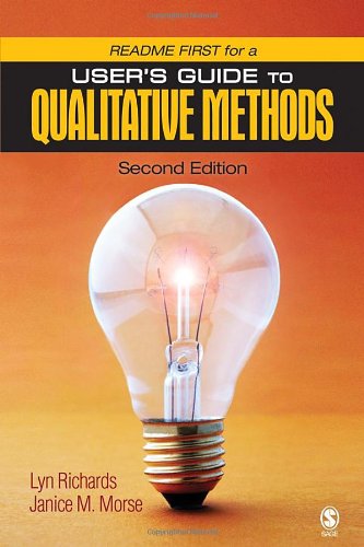 README FIRST for a User's Guide to Qualitative Methods,Used