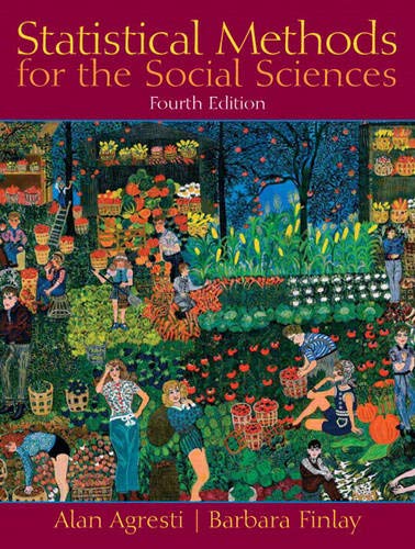 Statistical Methods For The Social Sciences (4Th Edition),New