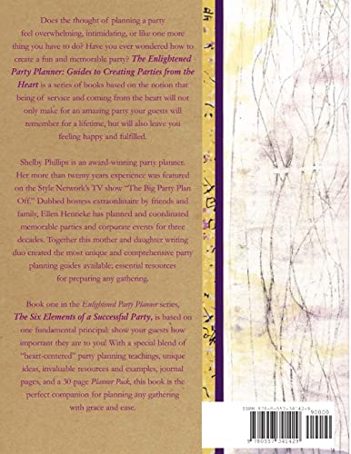 The Enlightened Party Planner: Guides to Creating Parties from the Heart  The Six Elements of a Successful Party,Used