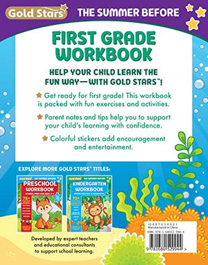 The Summer Before First Grade Workbook School Bridging Kindergarten to First Grade Ages 6  7: 75+ Activities, Phonics, Spelling,New