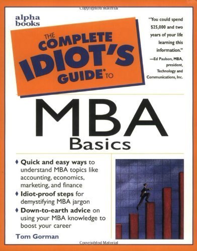 The Complete Idiots Guide To Mba Basics,New