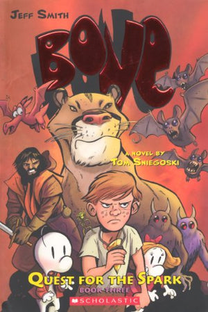 Quest For The Spark, Book 3 (Turtleback School & Library Binding Edition) (Bone),Used