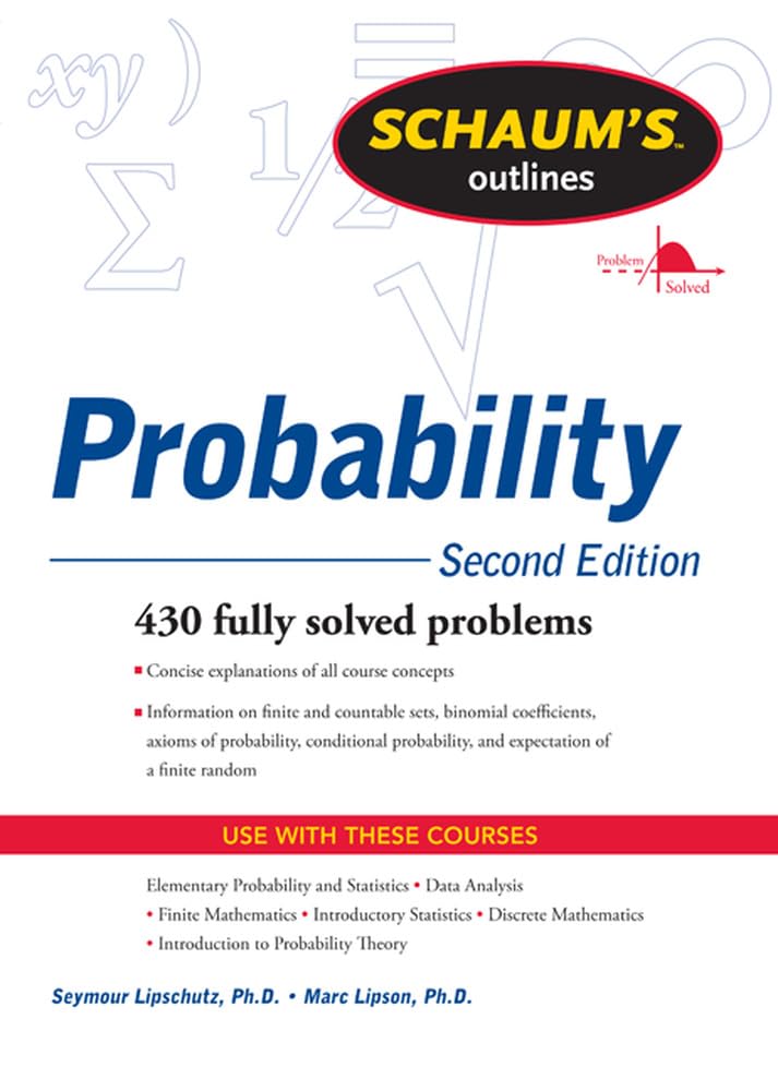 Schaum'S Outline Of Probability, Second Edition (Schaum'S Outlines),Used