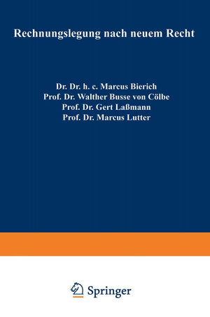Rechnungslegung nach neuem Recht (German Edition),Used