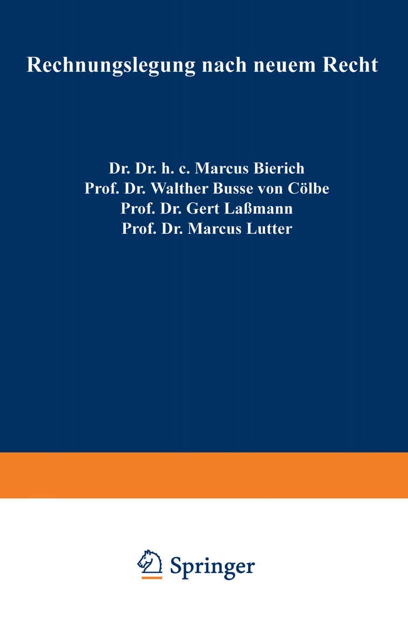 Rechnungslegung nach neuem Recht (German Edition),Used