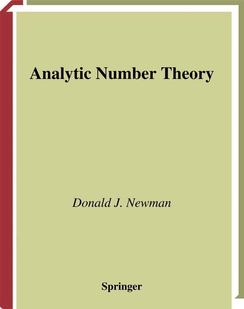 Analytic Number Theory (Graduate Texts in Mathematics, Vol. 177),Used