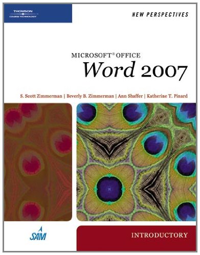 New Perspectives on Microsoft Office Word 2007, Introductory (Available Titles Skills Assessment Manager (SAM)  Office 2007),Used