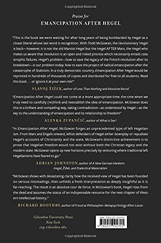 Emancipation After Hegel: Achieving a Contradictory Revolution,Used