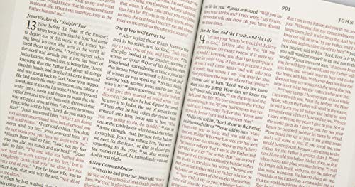 ESV Thinline Bible, Red Letter (Bonded Leather, Black),Used