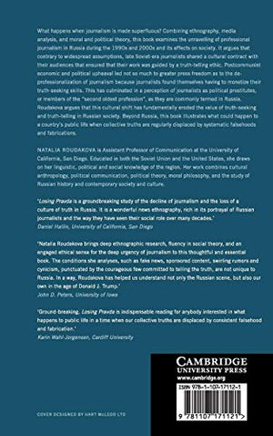 Losing Pravda: Ethics and The Press in PostTruth Russia,Used