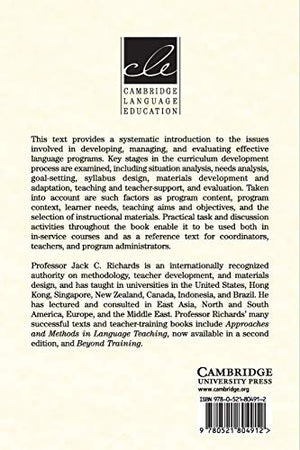Curriculum Development in Language Teaching (Cambridge Professional Learning),New