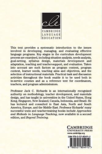 Curriculum Development in Language Teaching (Cambridge Professional Learning),New
