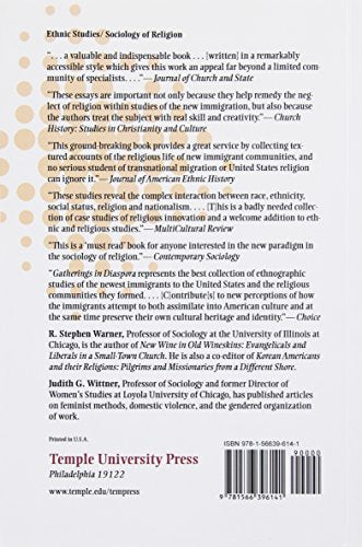 Gatherings In Diaspora: Religious Communities and the New Immigration,Used