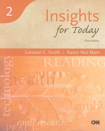 Insights for Today, Third Edition (Reading for Today Series 2),Used