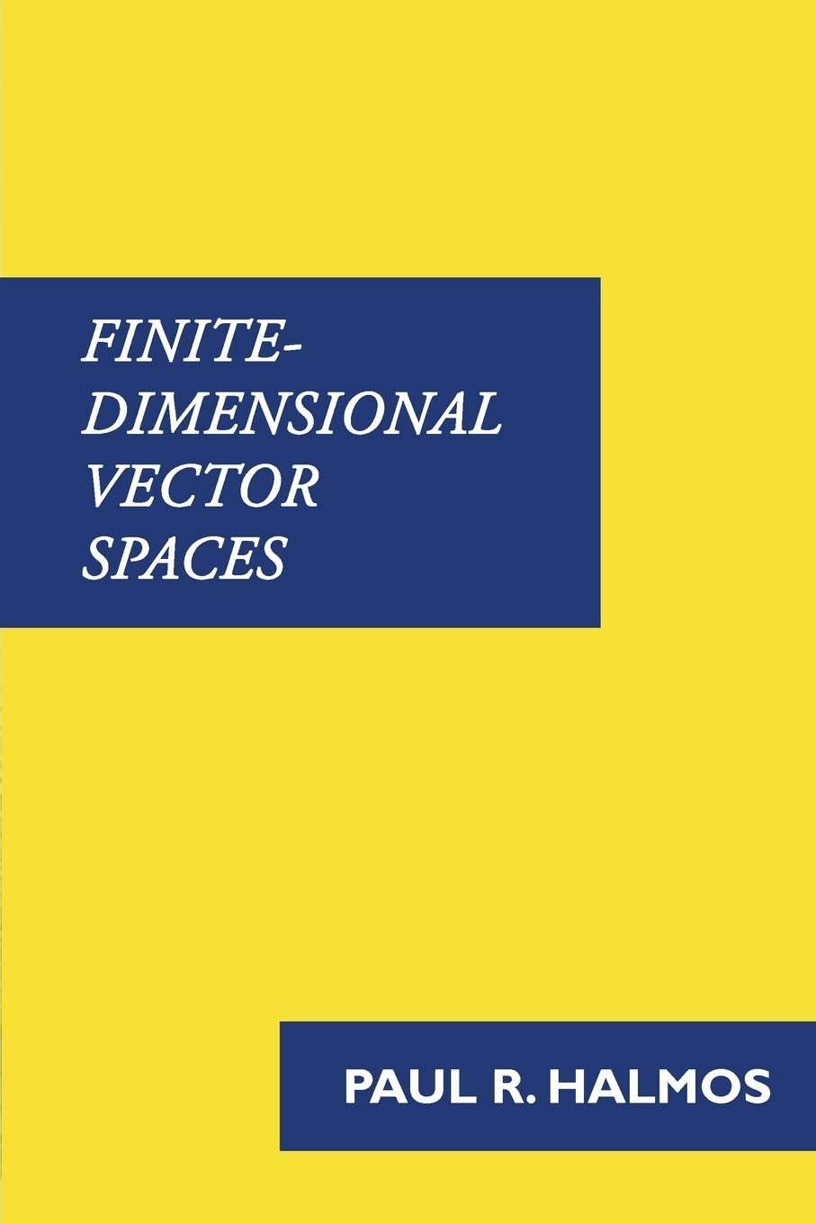 FiniteDimensional Vector Spaces,Used
