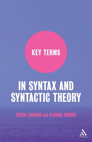 Key Terms in Syntax and Syntactic Theory,Used