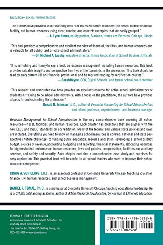 Resource Management for School Administrators: Optimizing Fiscal, Facility, and Human Resources (The Concordia University Leader,Used