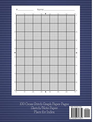 The Cross Stitcher's Design Book: Cross stitch graph paper to chart cross stitch patterns Cross stitch designer's design book to,Used