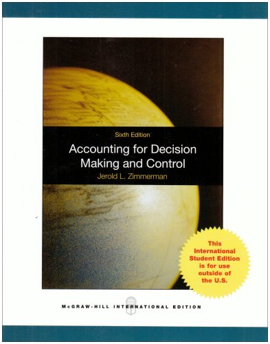 Accounting for Decision Making and Control,Used
