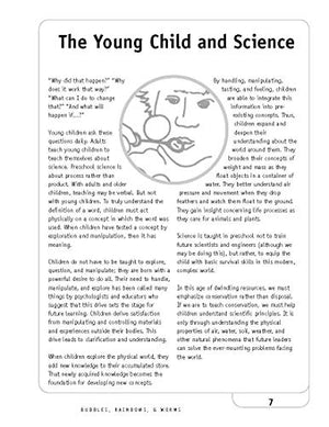 Bubbles, Rainbows & Worms: Science Experiments For Preschool Children,Used