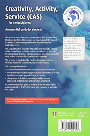 Creativity, Activity, Service (CAS) for the IB Diploma: An Essential Guide for Students,Used