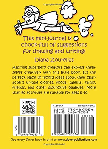 My Superhero MiniJournal (Dover Little Activity Books: Fantasy),Used