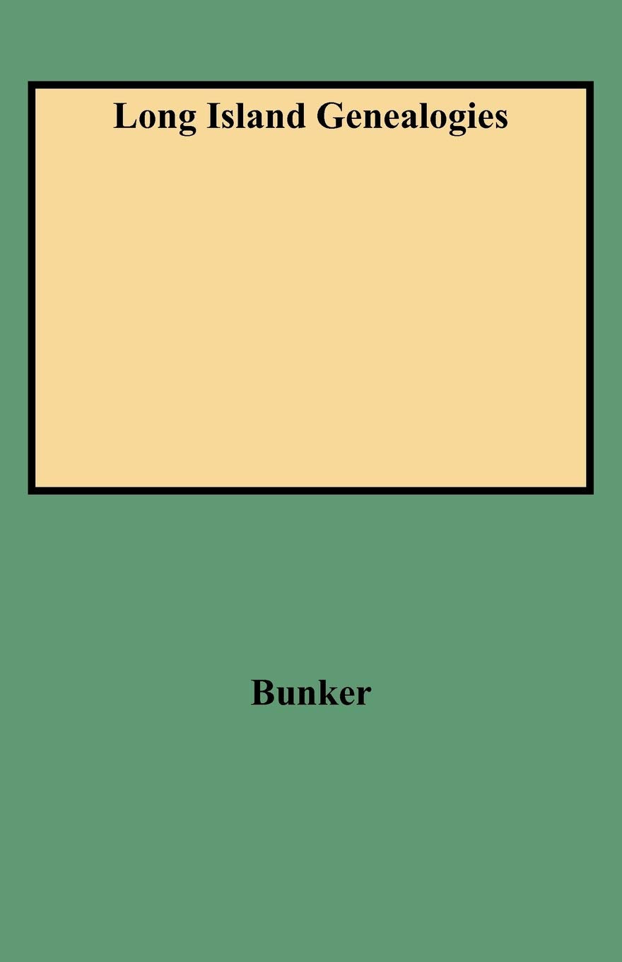 Long Island Genealogies,Used