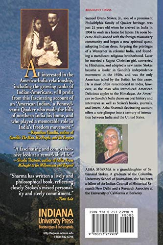 An American in Gandhi's India: The Biography of Satyanand Stokes,Used