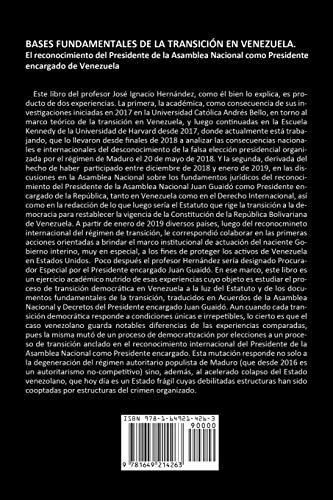 Bases Fundamentales de la Transicin En Venezuela.: El reconocimiento del Presidente de la Asamblea Nacional como Presidente en,Used