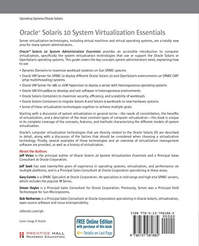 Oracle Solaris 10 System Virtualization Essentials (Oracle Solaris System Administration) (Oracle Solaris System Administration ,Used
